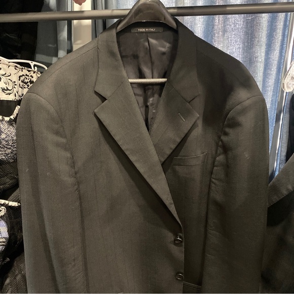 Armani collenzioni suit blazer black size 46 - Picture 1 of 7